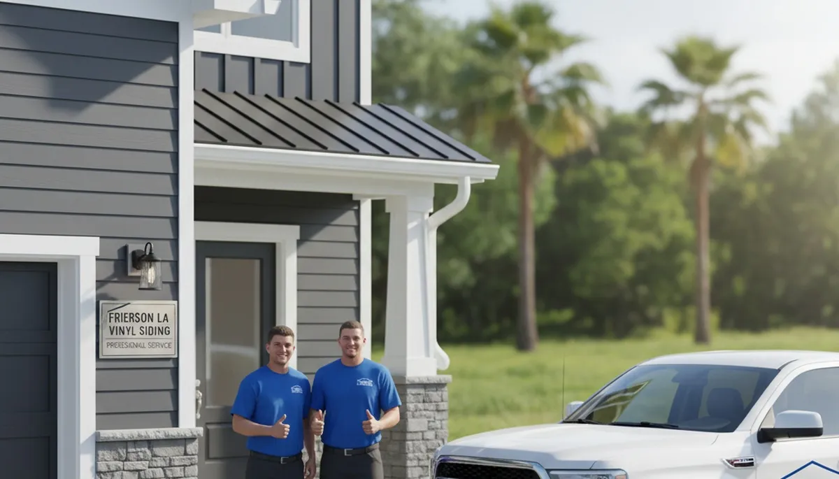 Professional vinyl siding installation on home exterior in Shreveport, LA