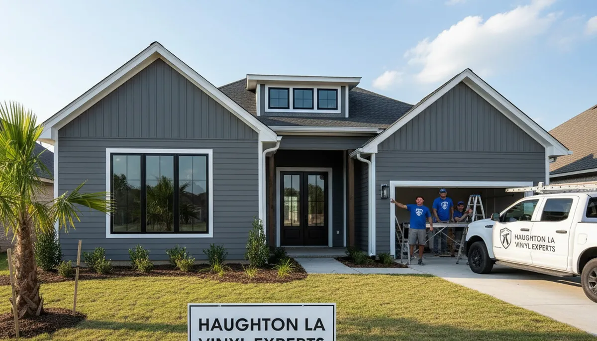 Professional vinyl siding installation on home exterior in Shreveport, LA