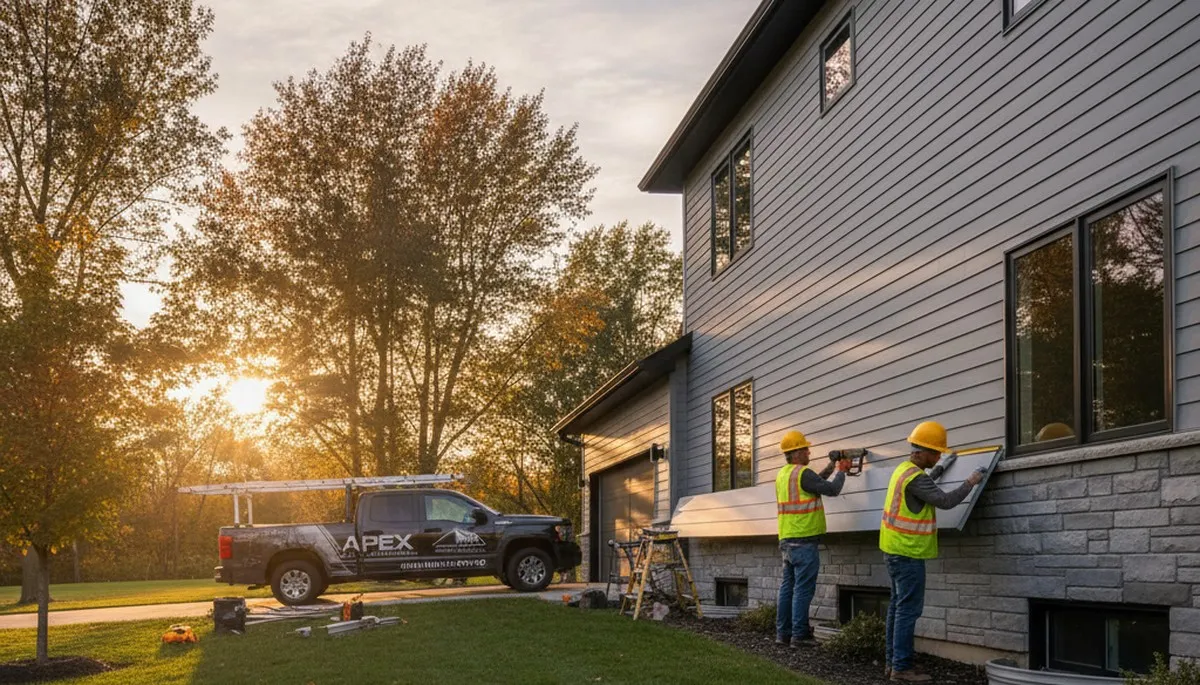 Professional vinyl siding installation on home exterior in Shreveport, LA by Next Level Exteriors